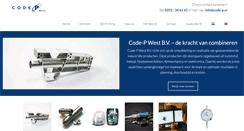 Desktop Screenshot of code-p.nl